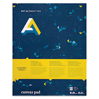 Art Alternatives Canvas Pad - White, 16" x 20"