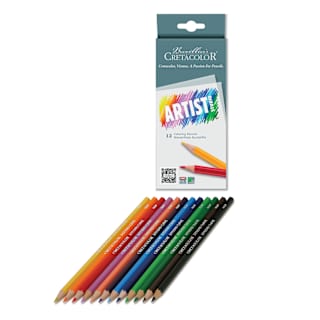Cretacolor Artist Studio Coloring Pencil Set, 12-Colors