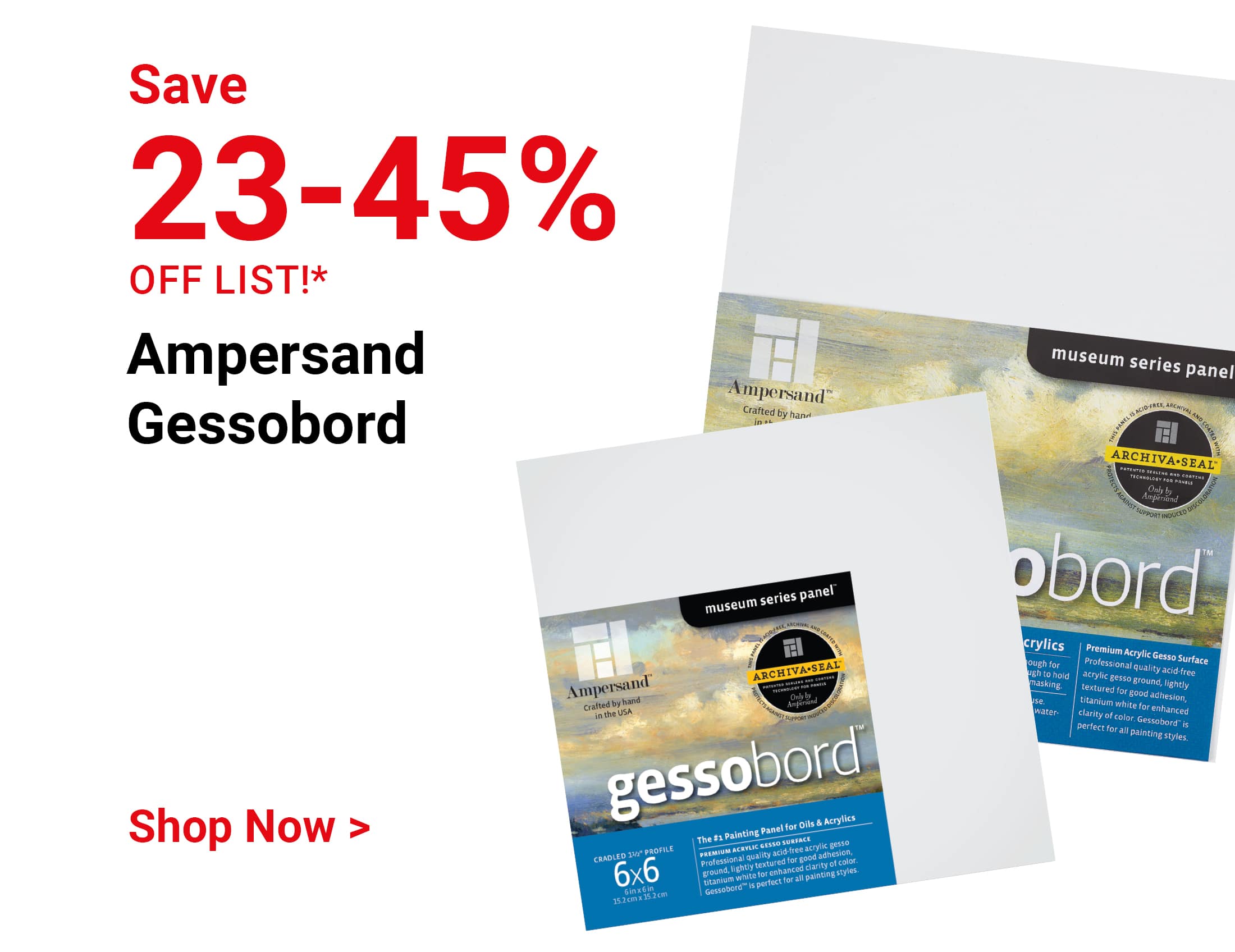 Save 23-45% off list! Ampersand Gessobord. Shop Now.