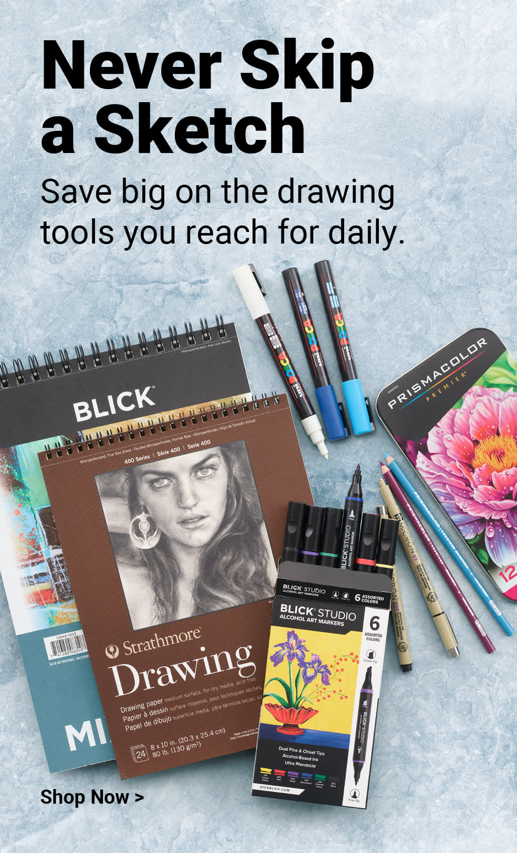 Never Skip a Sketch. Save big on the drawing tools you reach for daily. Shop now.