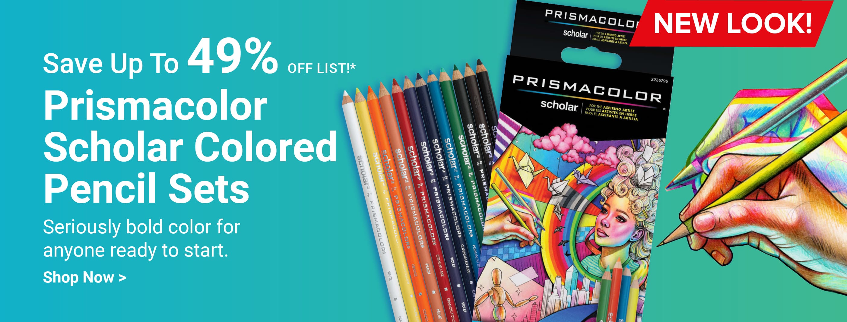 Save up to 49% off list! New look! Prismacolor Scholar Colored Pencil Sets. Seriously bold color for anyone ready to start. Shop now.