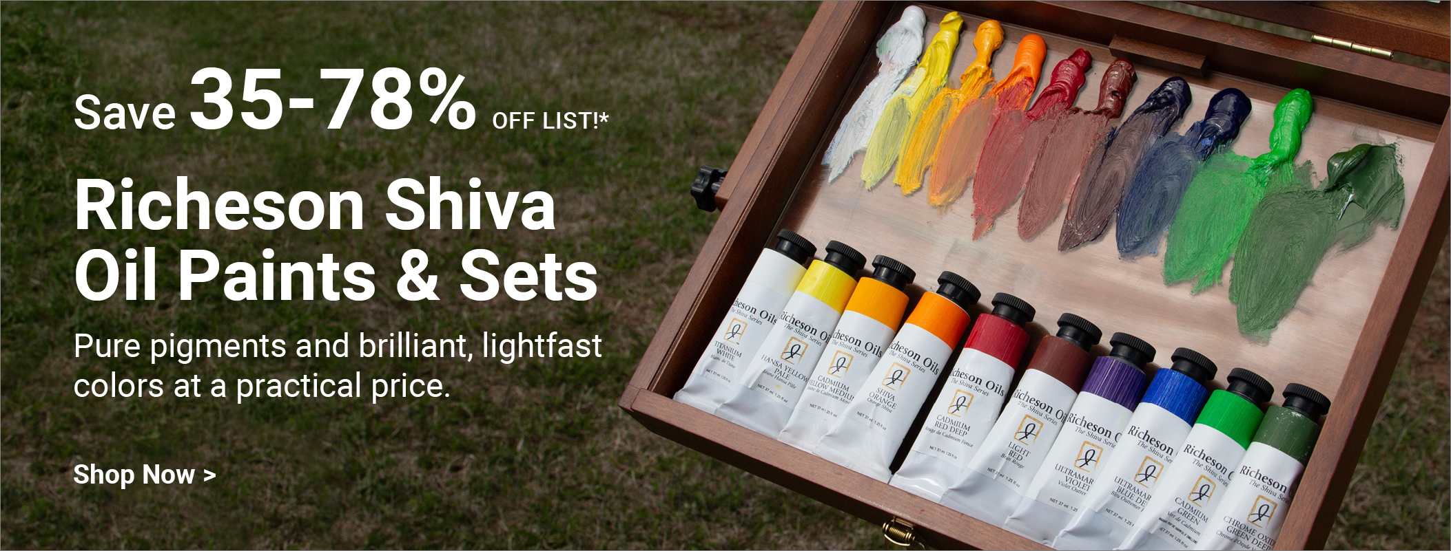 Save 35-78% off list! Richeson Shiva Oil Paints & Sets. Pure pigments and brilliant, lightfast colors at a practical price. Shop now.