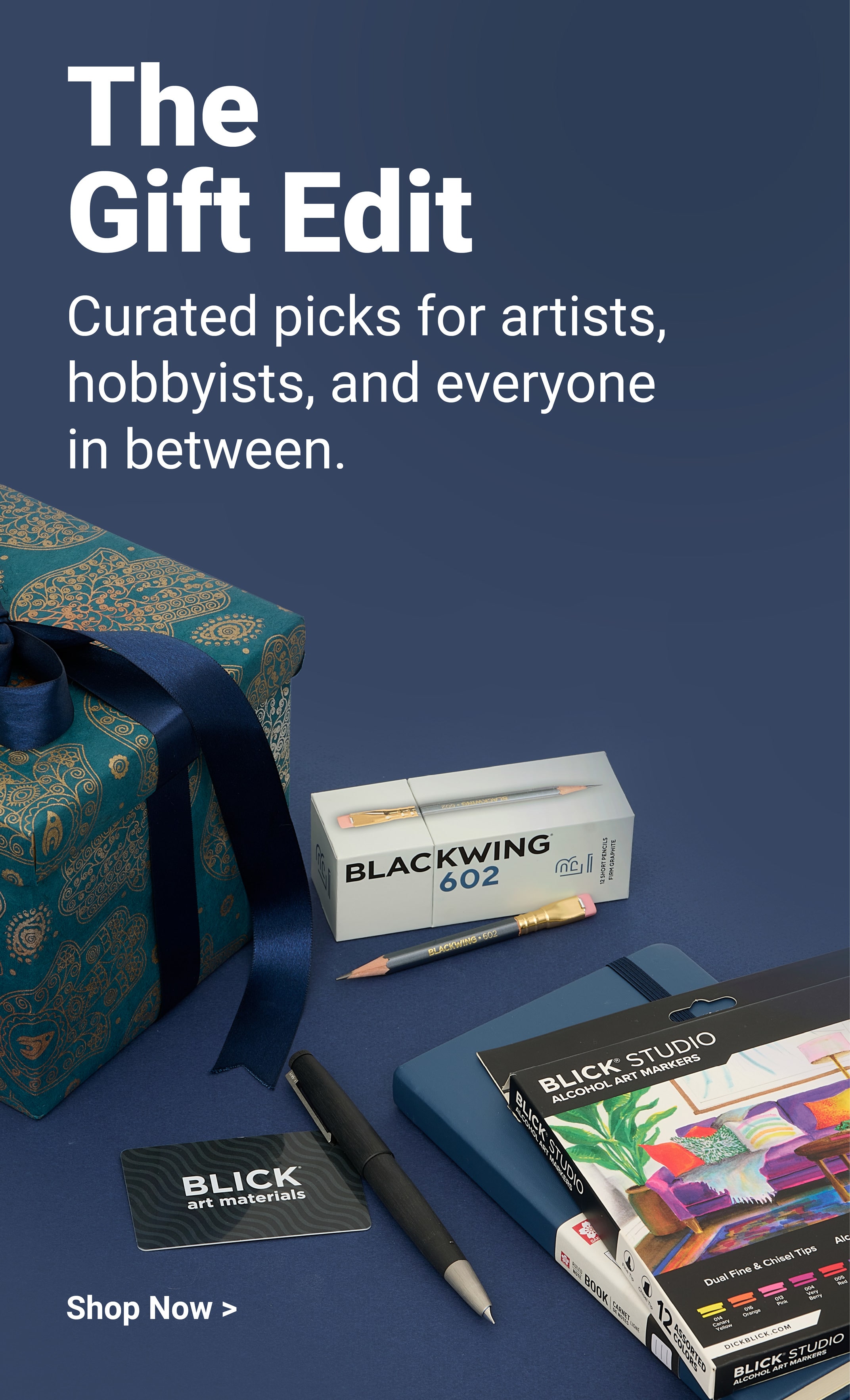 The gift edit. Curated picks for artists, hobbyists, and everyone in between. Shop now.