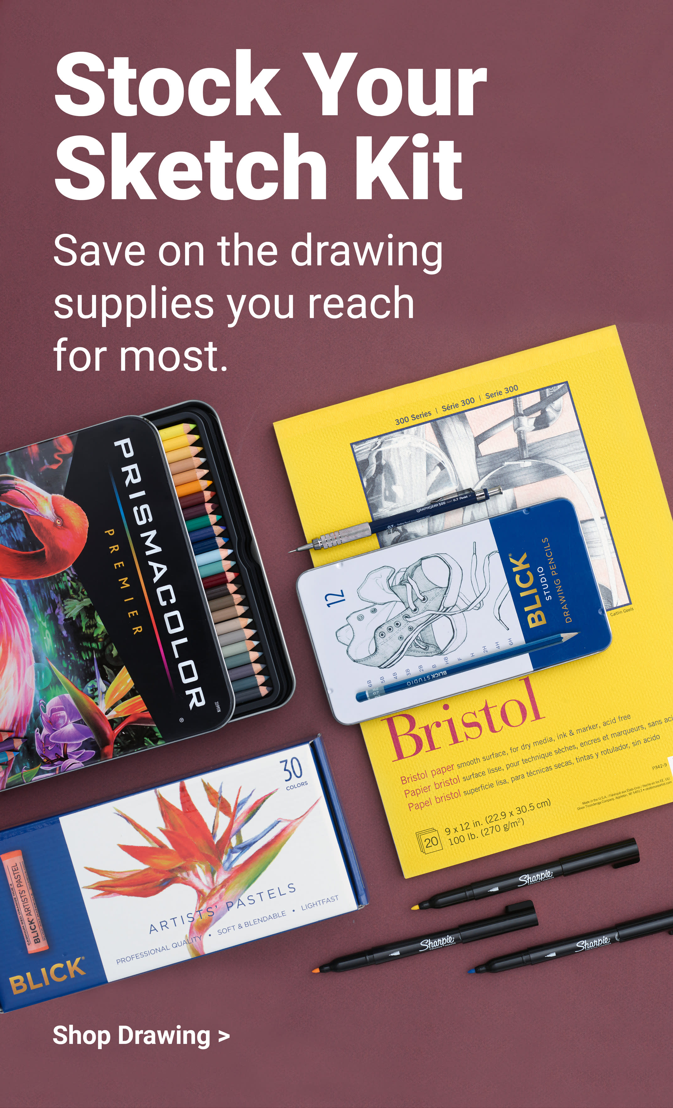 Stock Your Sketch Kit. Save on drawing supplies you reach for most. Shop drawing.