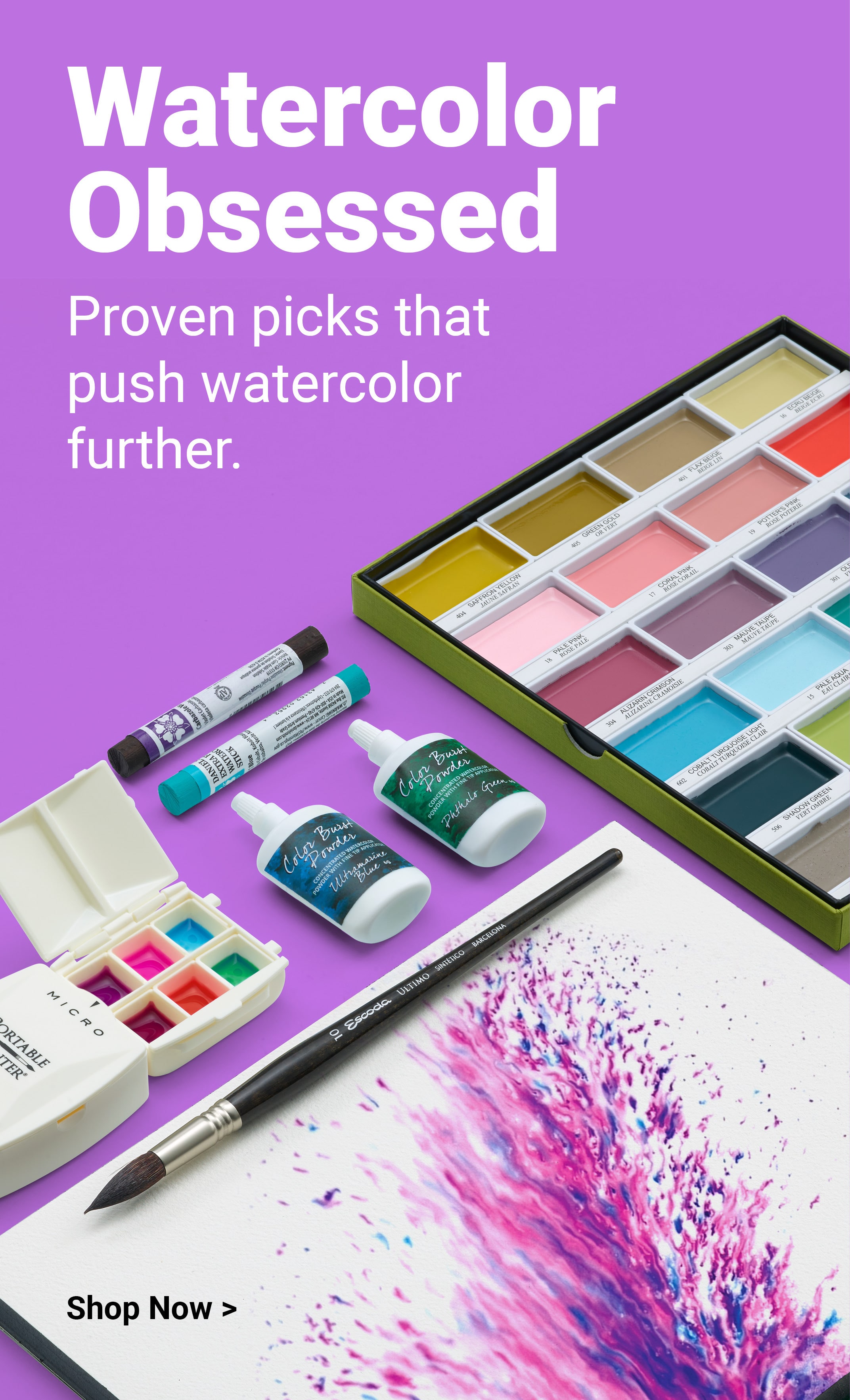 Water Works. Proven picks that push watercolor further. Shop now.