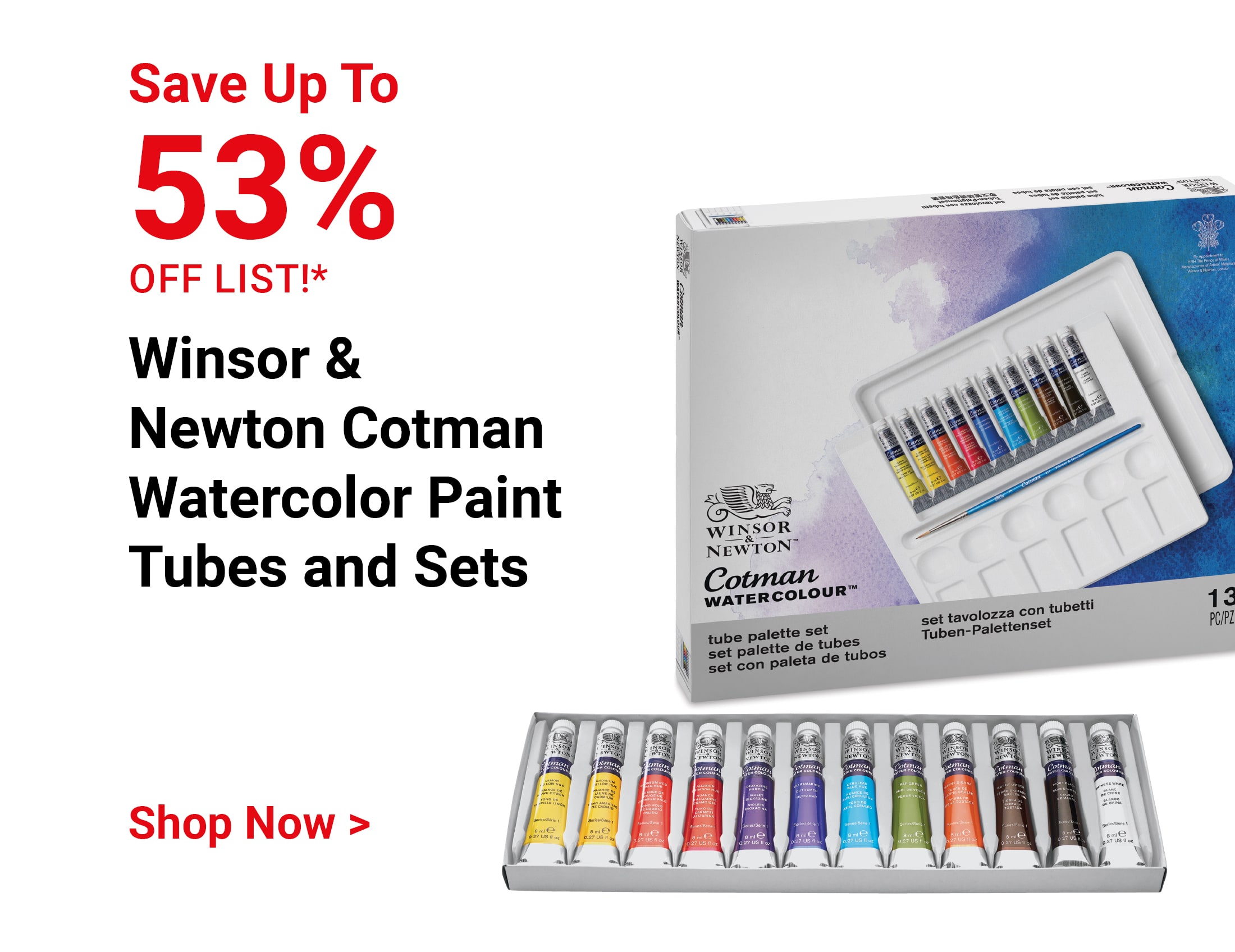Save up to 53% off list! Winsor & Newton Cotman Watercolor Paint Tubes and Sets. Shop Now.