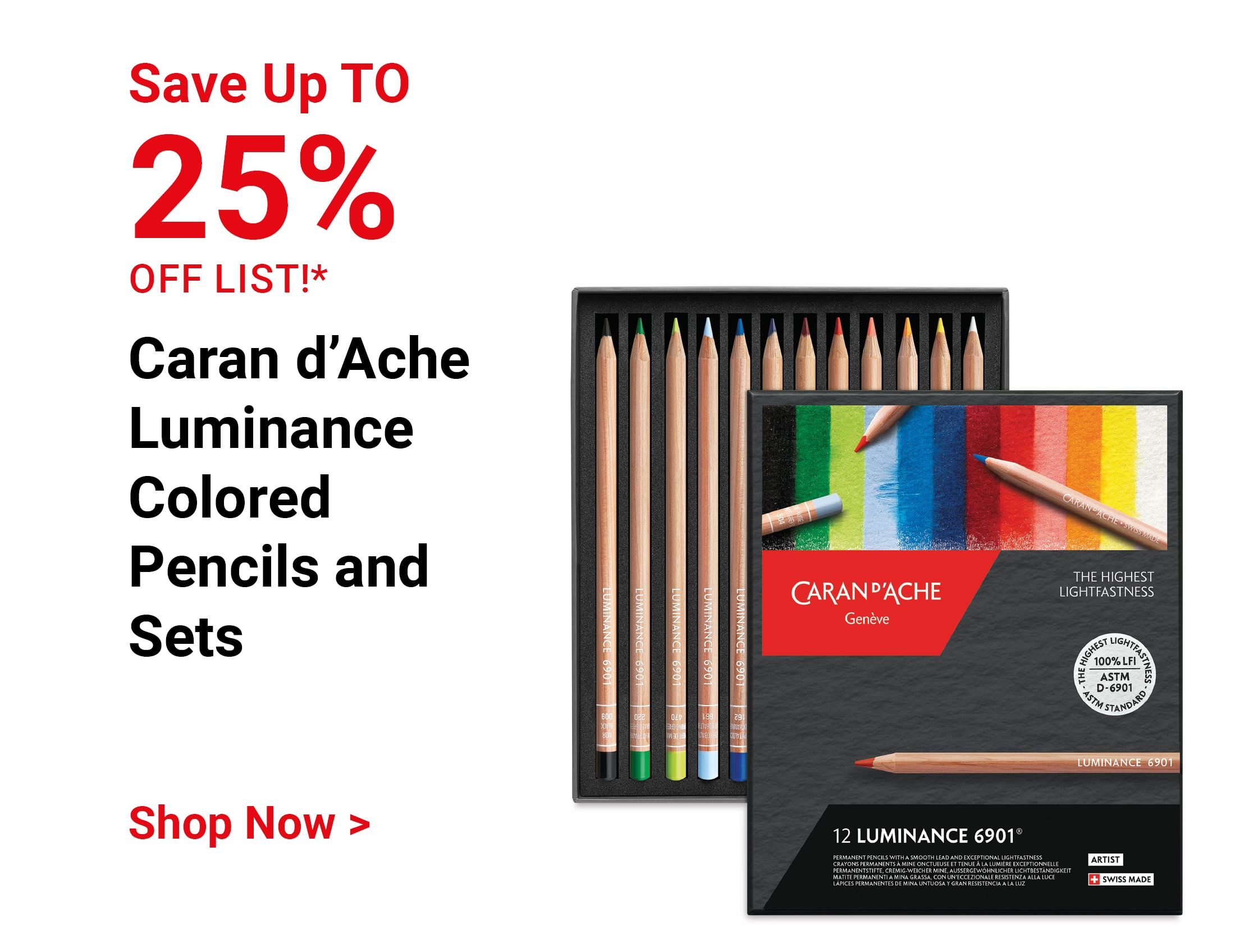 Save up to 25% off list! Caran d'Ache Luminance Colored Pencils and Sets. Shop Now.