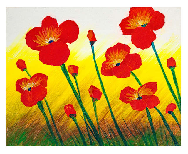 Blick Painting Parties - Poppy Love