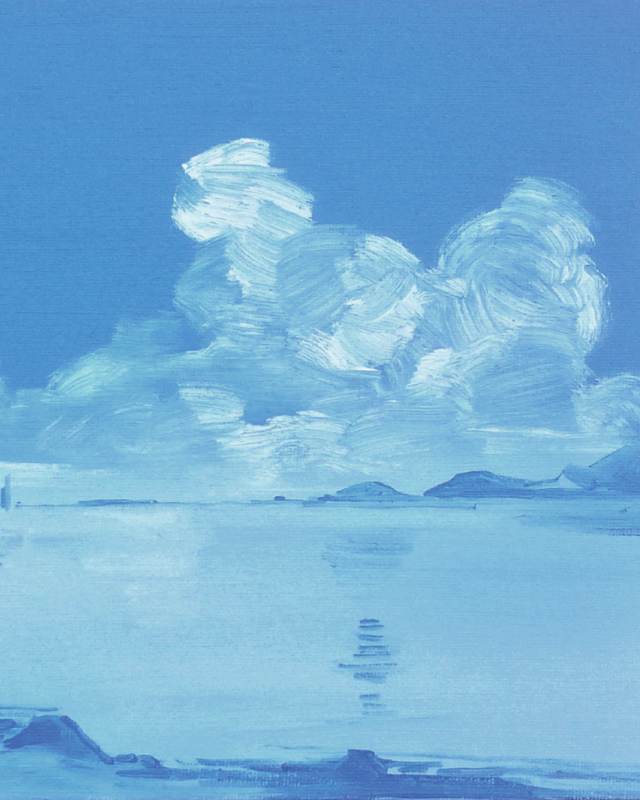 Blending Two Colours to Create a Skyscape using Winton Oil Colour