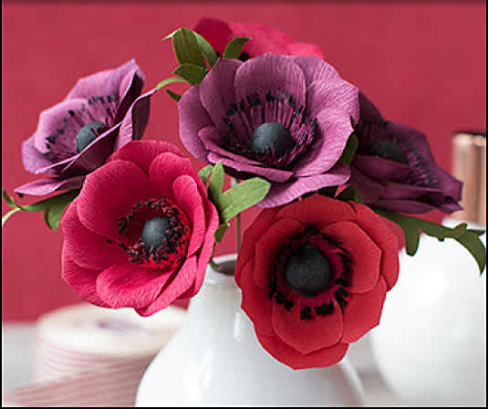 Lia Griffith Crepe Paper Anemone