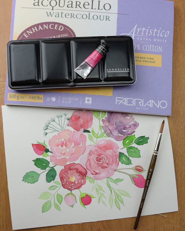 Loose Floral Watercolors