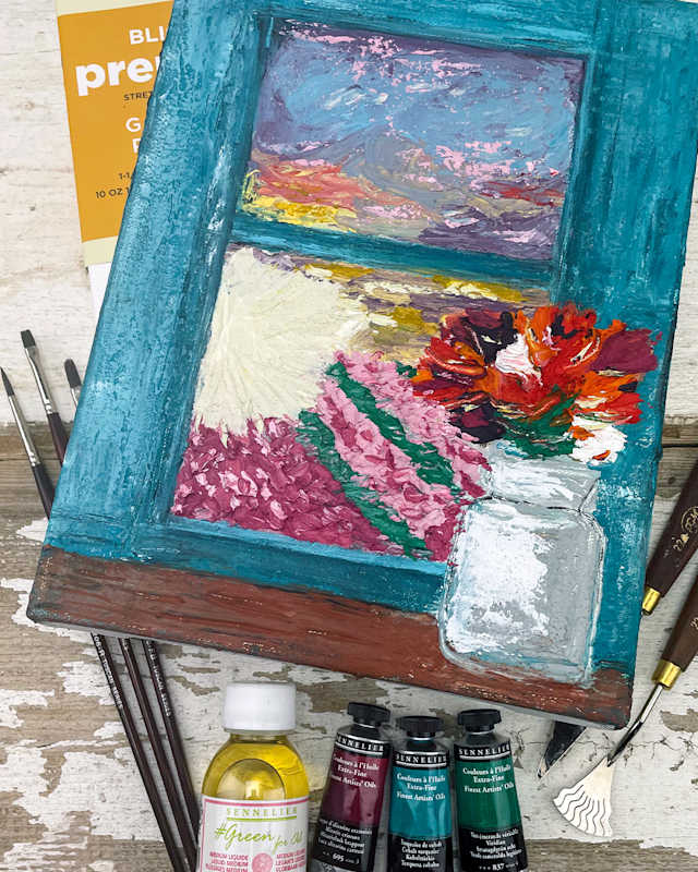 Cold Wax Palette Knife Painting with Ashley Nordin