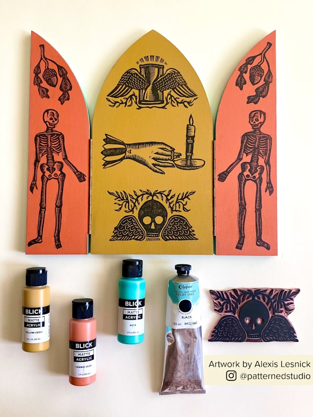 Block Printing Halloween Decor with Alexis Lesnick