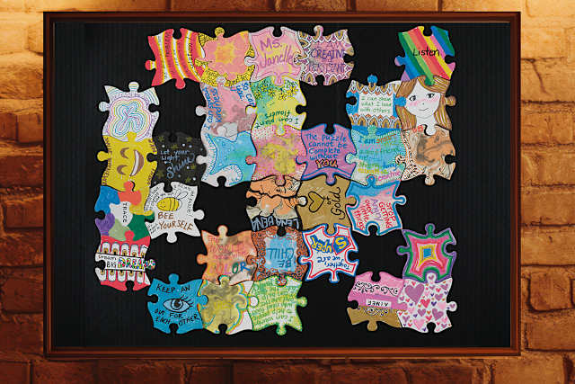 Collaborative Puzzle Mural
