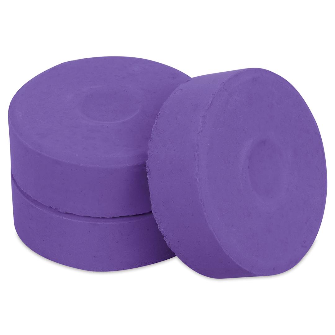 Open in modal - Blick Essentials Tempera Cake - Pkg of 3, Grape, Large