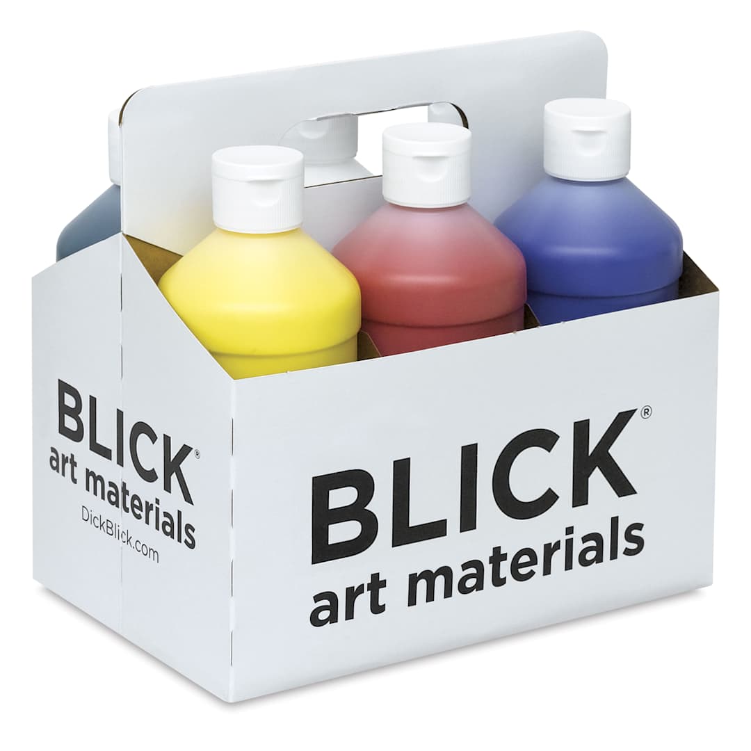 Open in modal - Blick Original Formula Student Tempera Paints - Set of 6, Pint