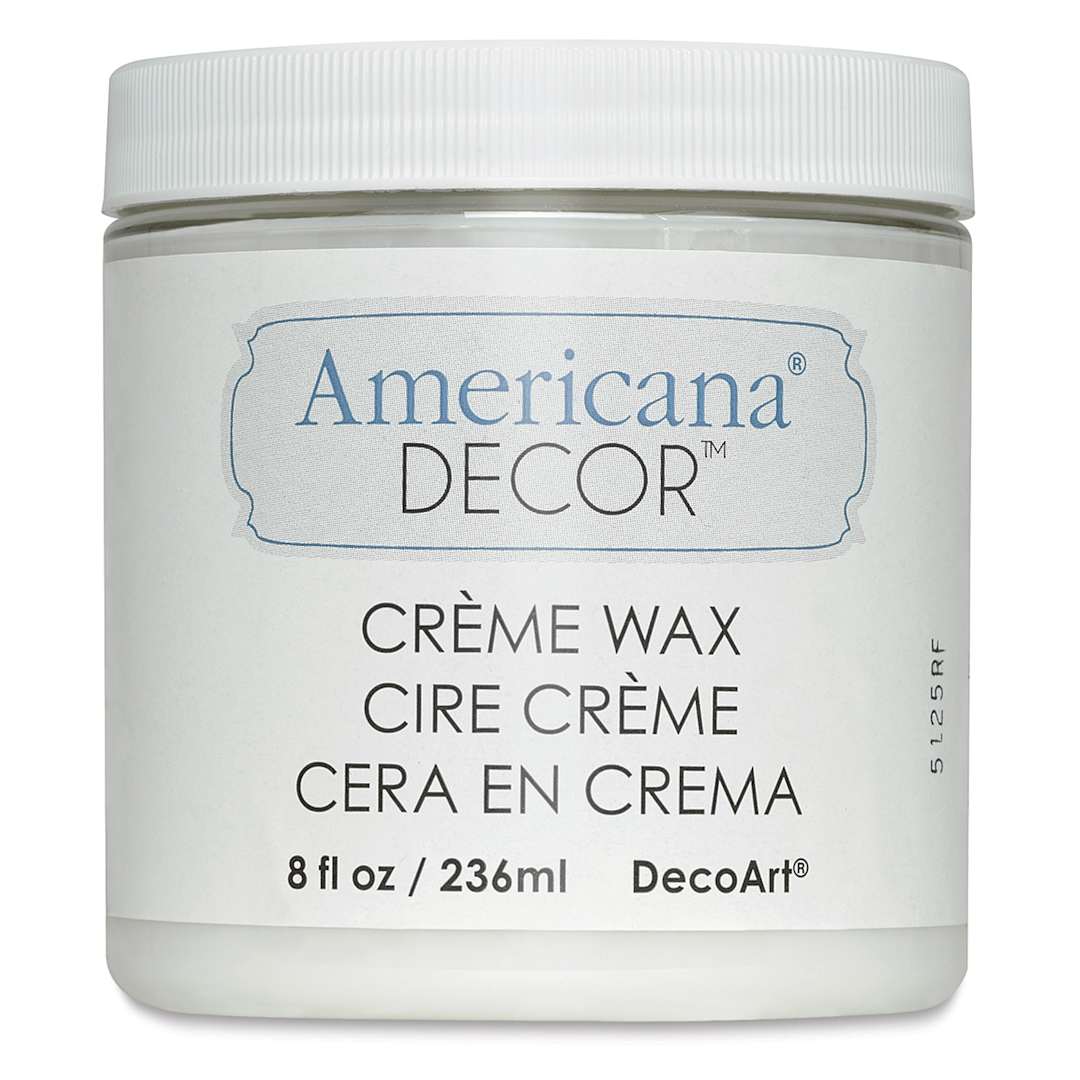 Open in modal - DecoArt Americana Decor Creme Wax - Clear , 8 oz jar