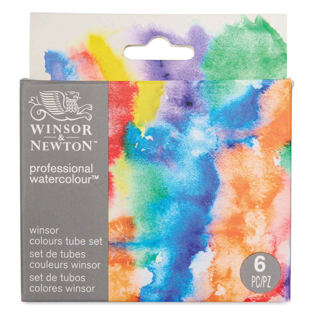 Open in modal - Winsor & Newton Professional Watercolor - Set of 6, Winsor Set front of package