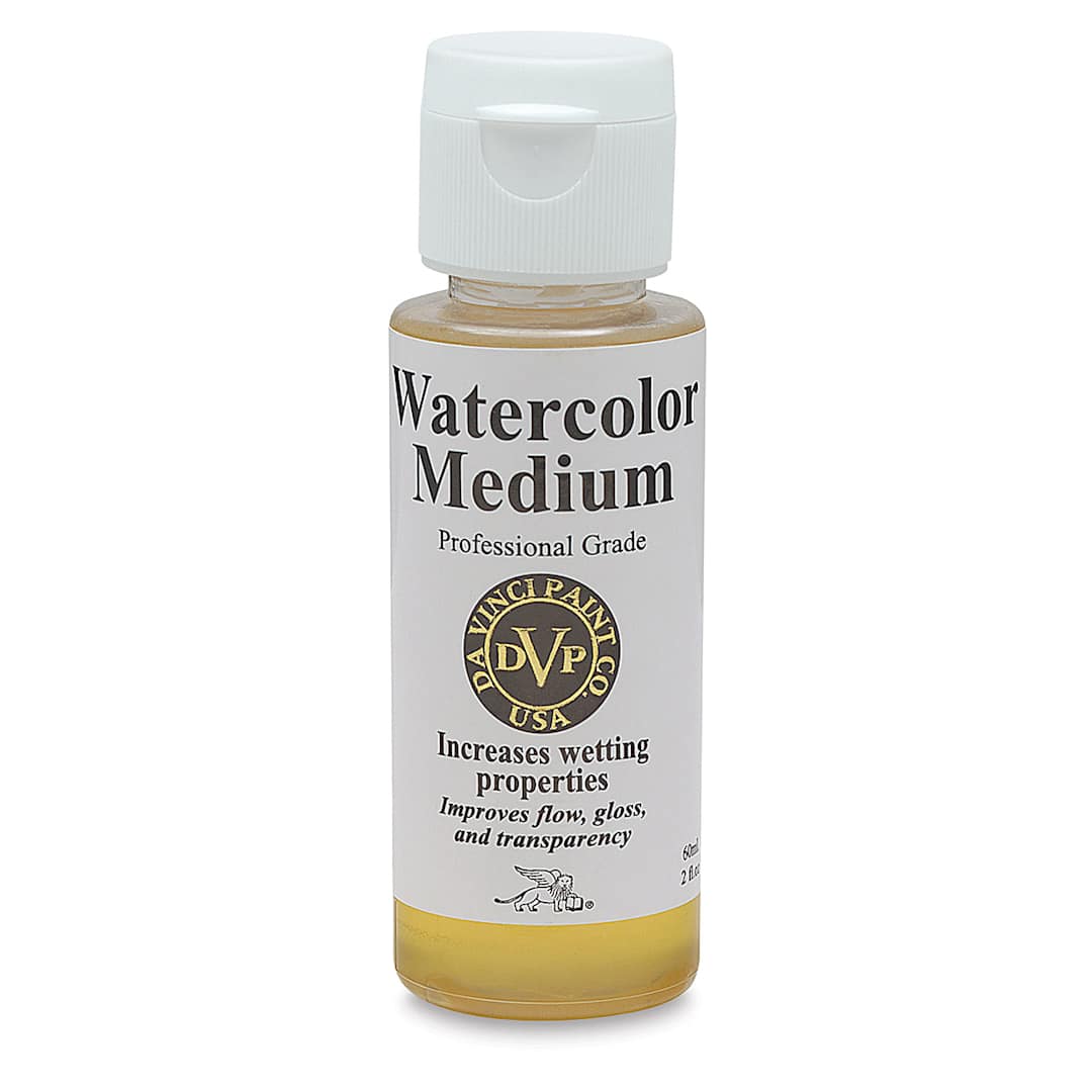 Open in modal - Da Vinci Watercolor Medium - Front of 2 oz bottle
