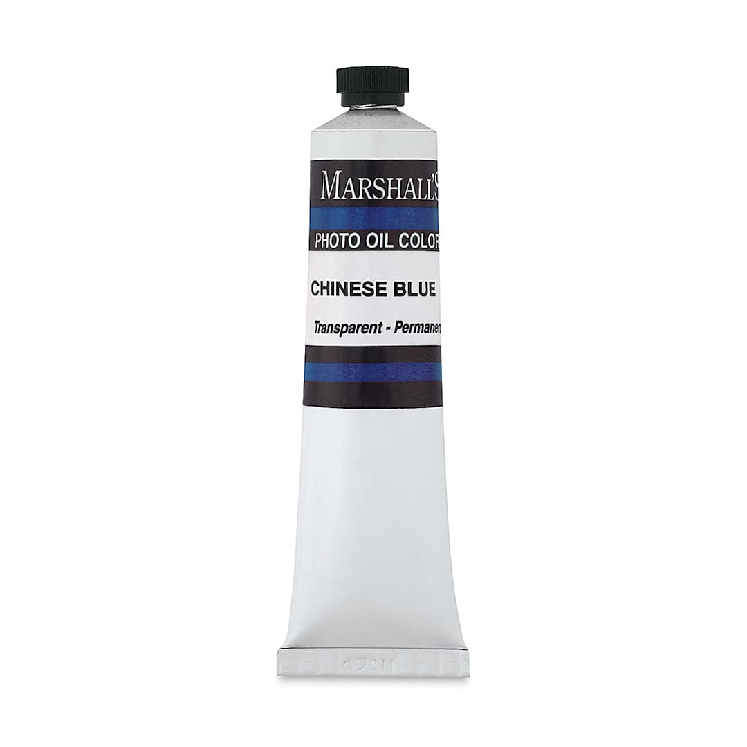 Open in modal - Marshall's Photo Oil Color - Chinese Blue, 3/4" x 4" Tube