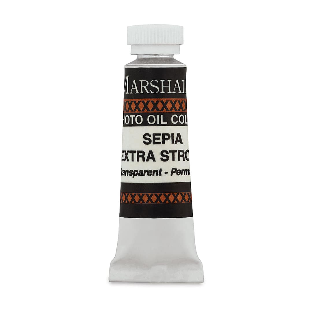 Open in modal - Marshall's Photo Oil Color - Sepia Extra Strong, 1/2" x 2" Tube