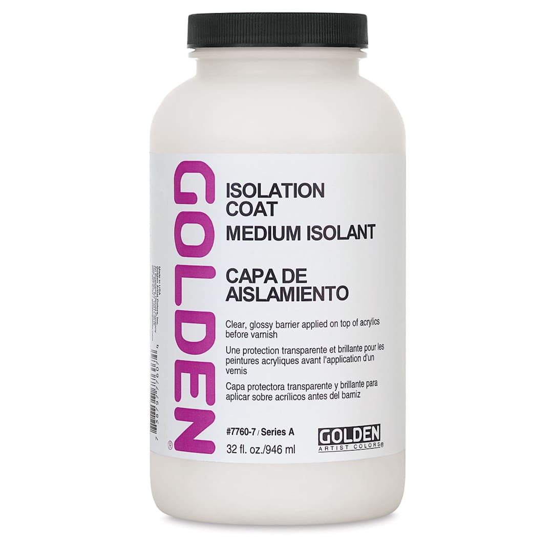 Open in modal - Golden Acrylic Medium - Isolation Coat, 32 oz