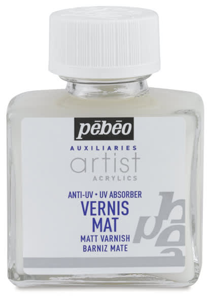 Open in modal - Acrylic Polymer Varnishes - Front of 75 ml Matte Varnish