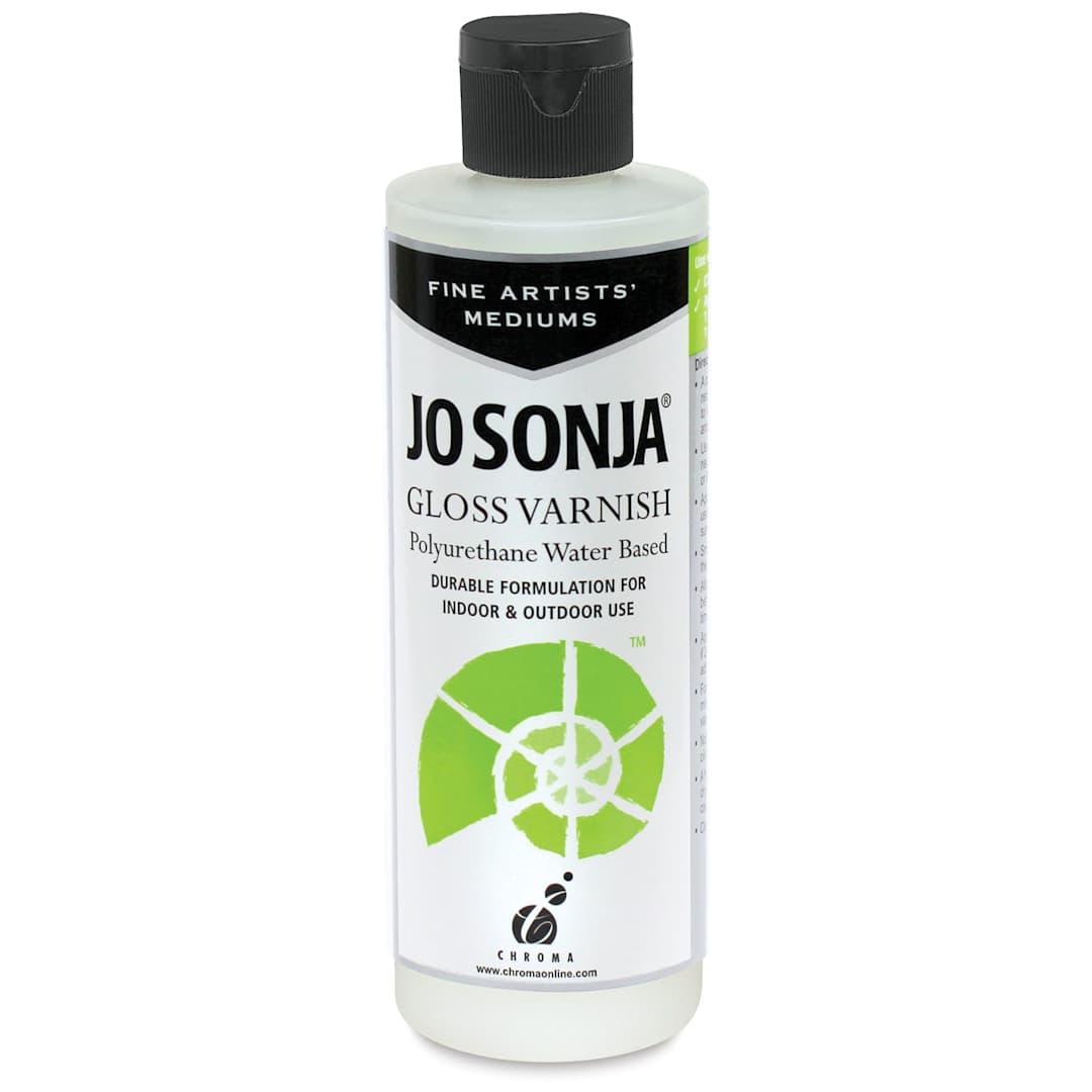 Open in modal - Jo Sonja's Polyurethane Varnish - Gloss, 8 oz bottle