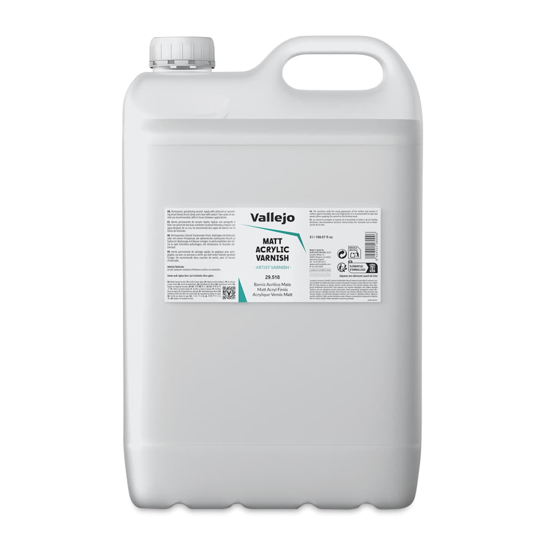 Open in modal - Vallejo Permanent Acrylic Varnish - Matte, 5 Liter