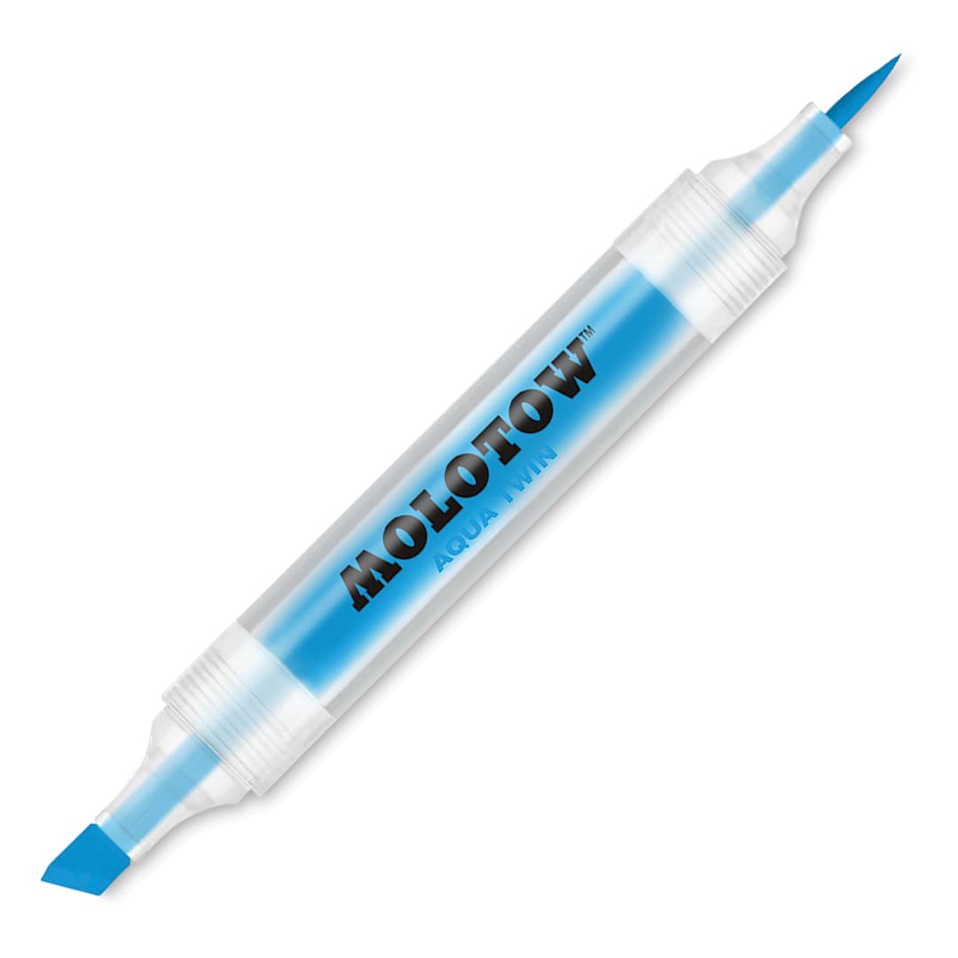 Open in modal - Molotow Aqua Twin Marker - Cyan