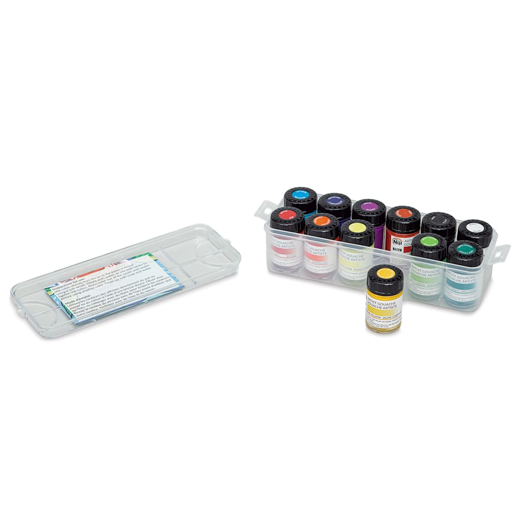 Open in modal - Niji Artist Gouache - Set of 12 (set contents and case)