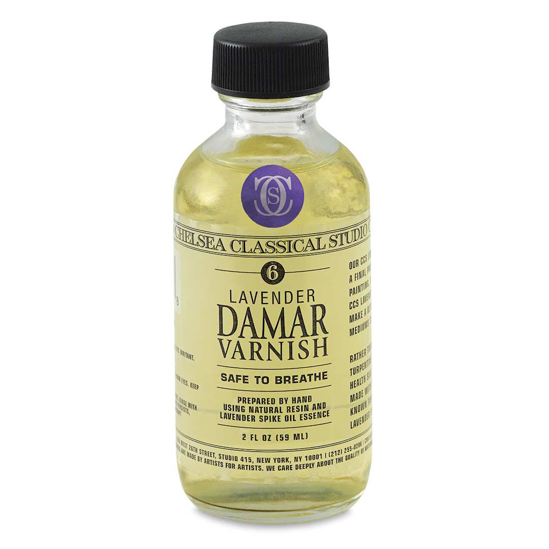 Open in modal - Chelsea Classical Studio Oil Painting - Lavender Damar Varnish, 2 oz