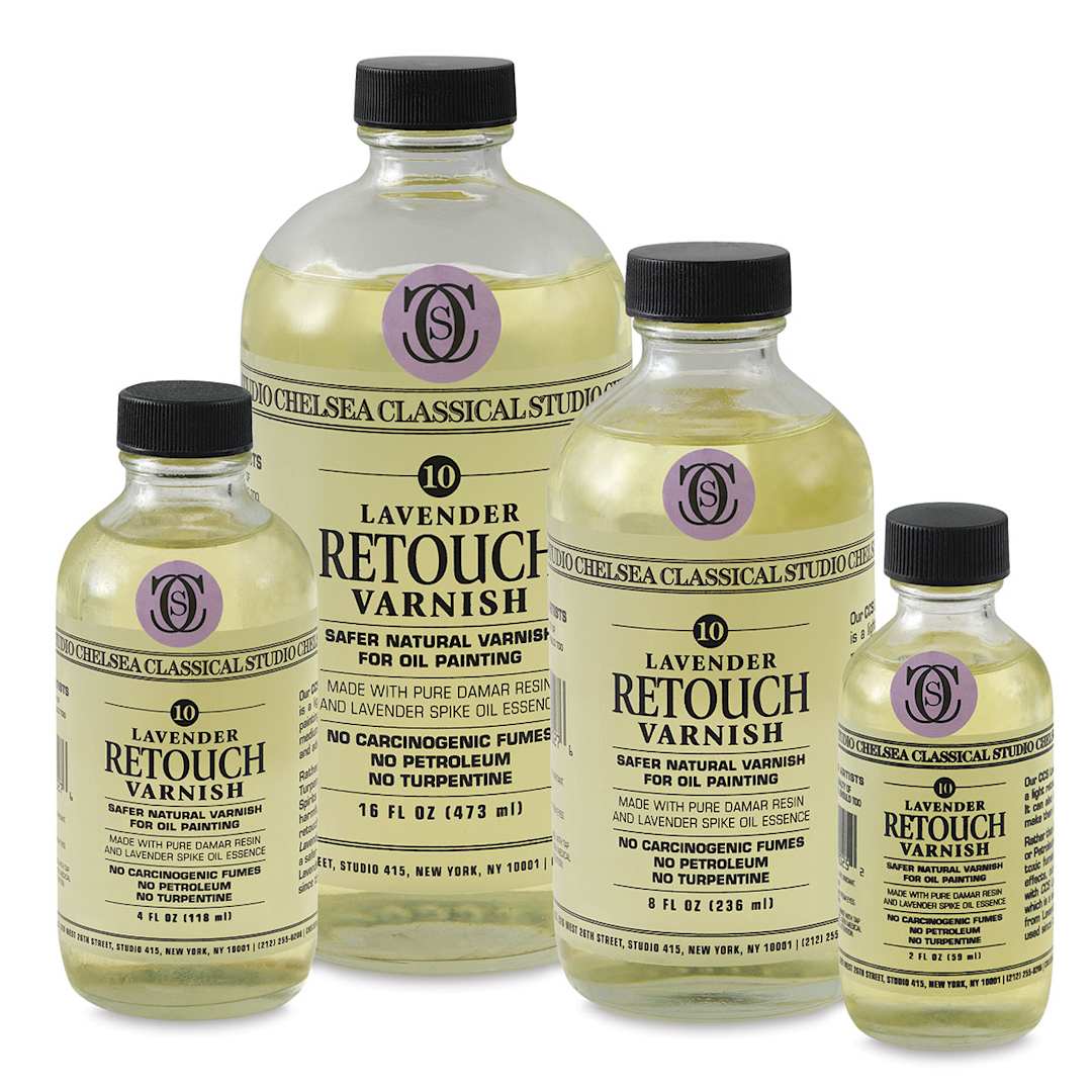 Open in modal - Chelsea Classical Studio Lavender Retouch Varnish in 4 Sizes