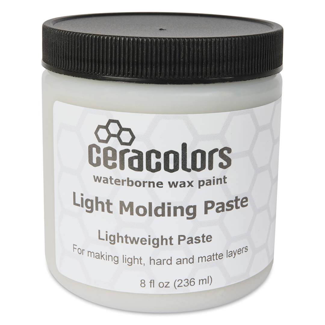 Open in modal - Ceracolors Waterborne Wax Paint Light Molding Paste, 236 ml Jar - front