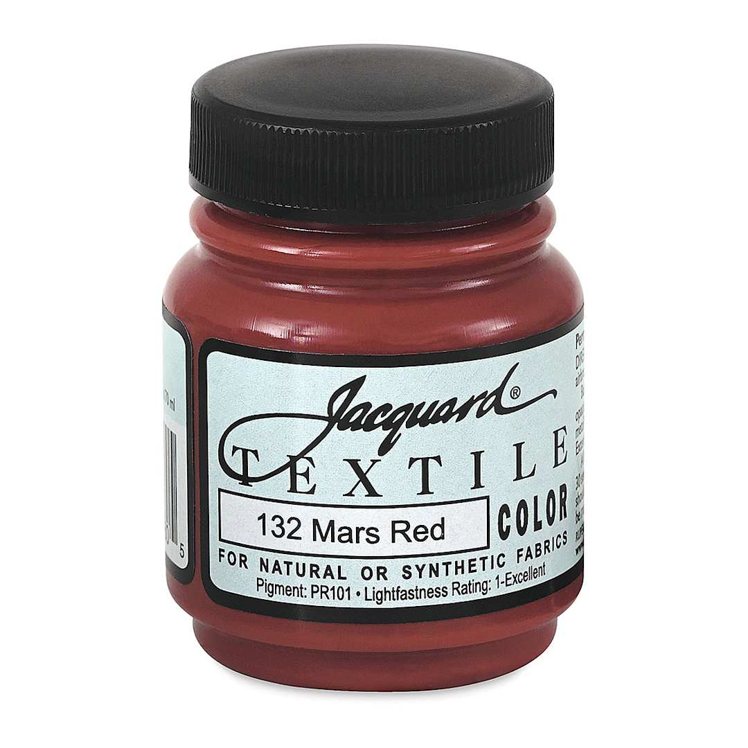 Open in modal - Jacquard Textile Color - Mars Red, 8 oz jar