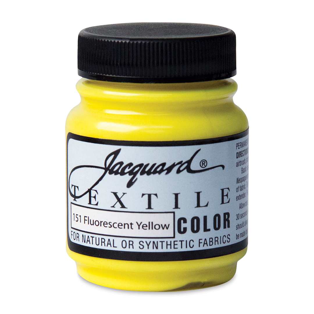 Open in modal - Jacquard Textile Color - Fluorescent Yellow, 2.25 oz jar