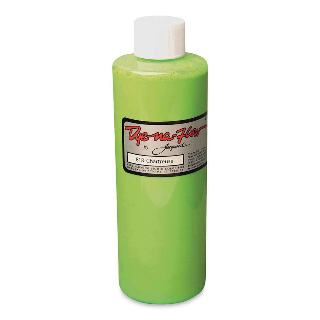 Open in modal - Jacquard Dye-Na-Flow Fabric Color - Chartreuse, 8 oz, Bottle