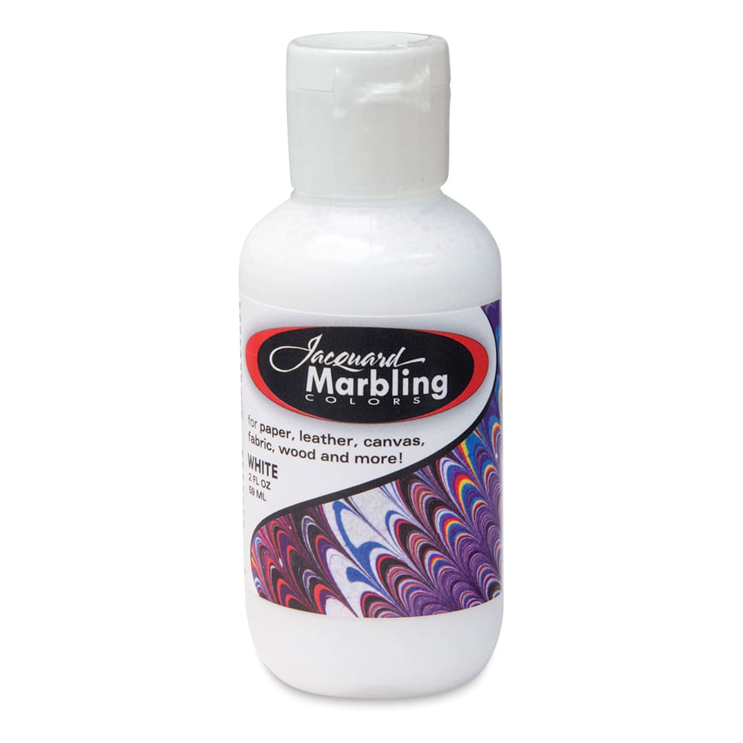 Open in modal - Jacquard Marbling Colors and Kits - White, 2 oz