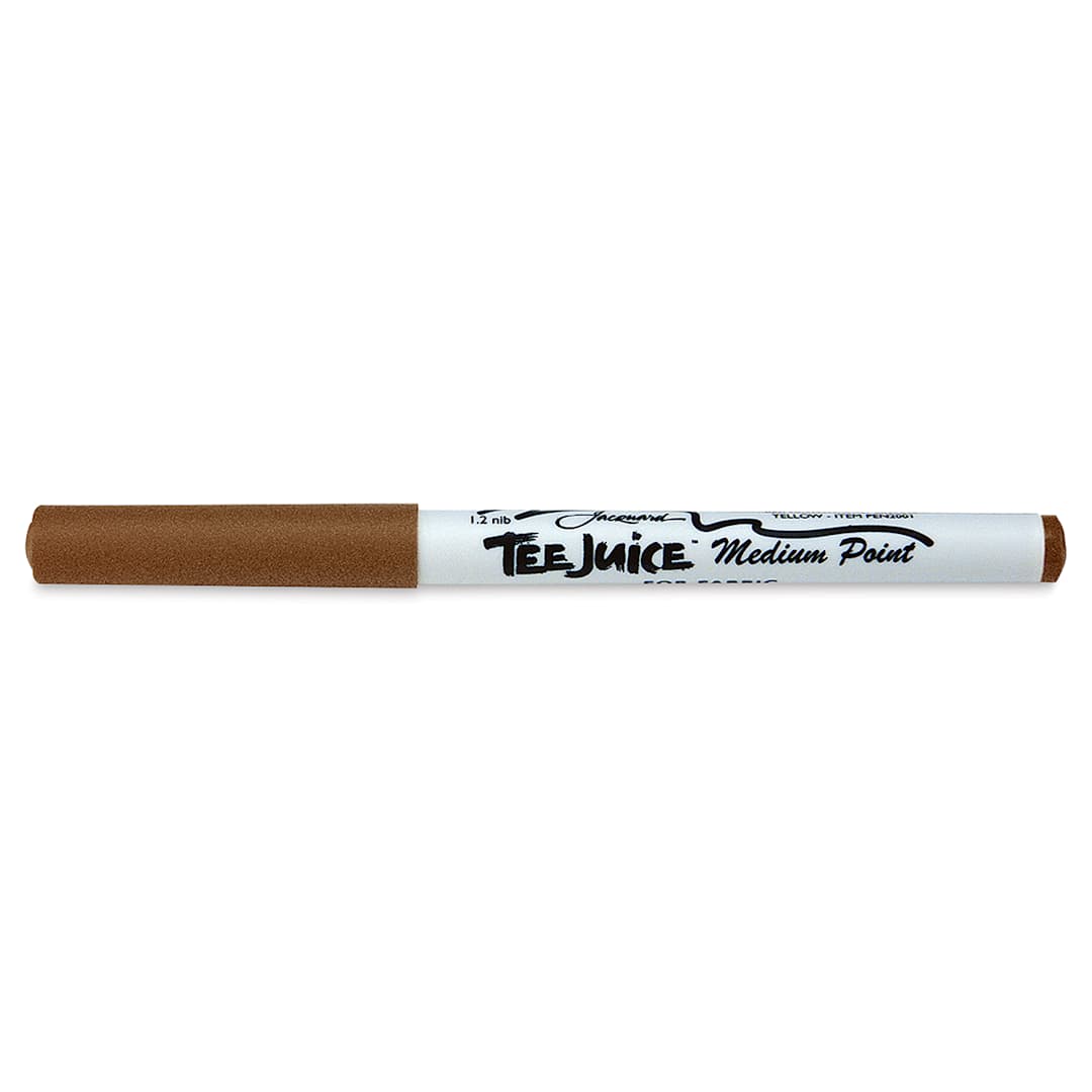 Open in modal - Jacquard Tee Juice Fabric Marker - Brown, Medium Point, Marker