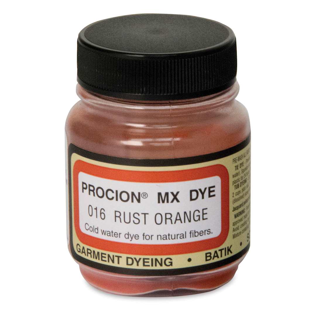 Open in modal - Jacquard Procion MX Fiber Reactive Cold Water Dye - Rust Orange, 2/3 oz jar