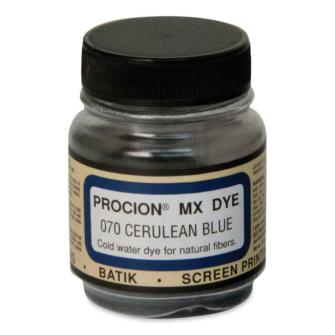 Open in modal - Jacquard Procion MX Fiber Reactive Cold Water Dye - Cerulean, 2/3 oz jar
