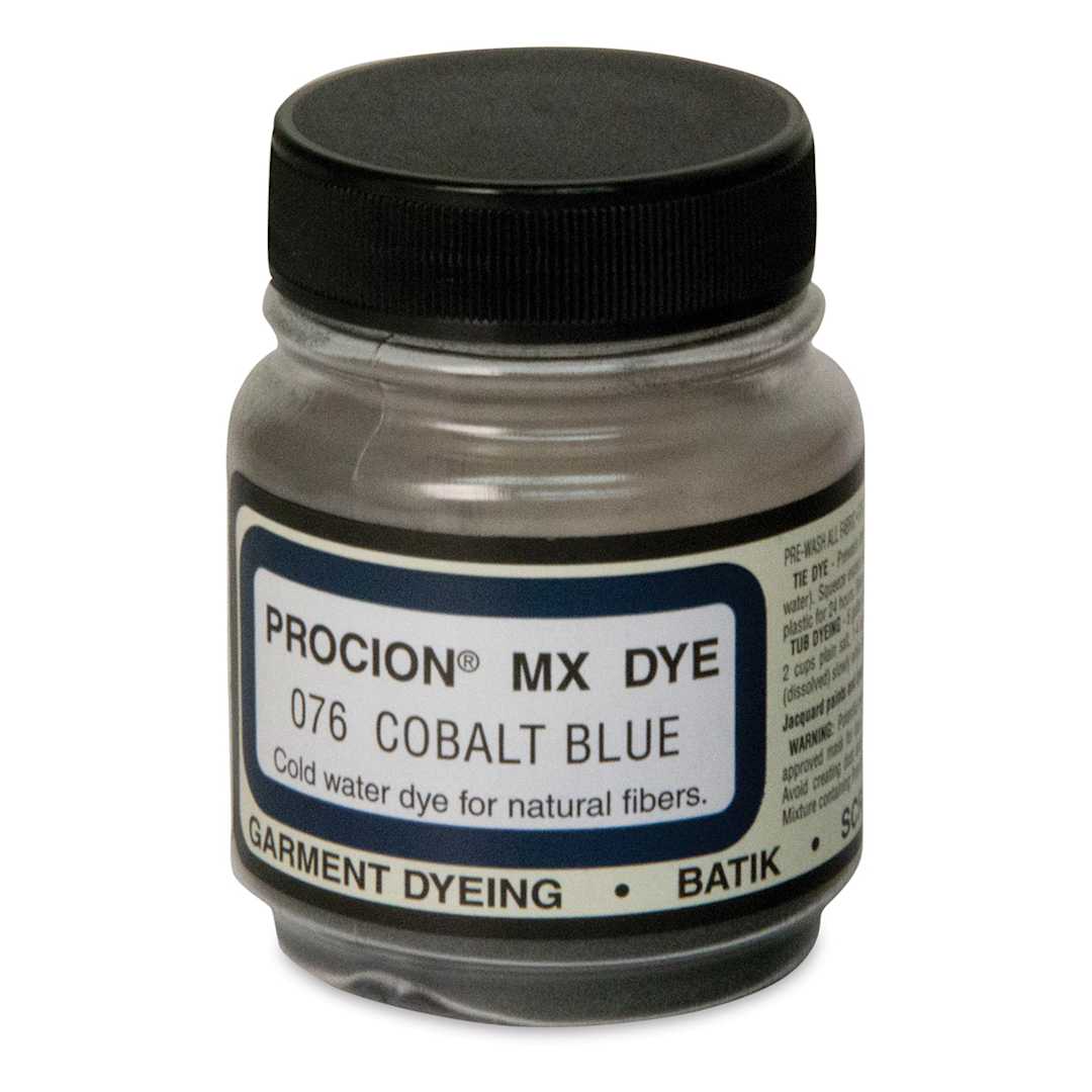 Open in modal - Jacquard Procion MX Fiber Reactive Cold Water Dye - Cobalt Blue, 2/3 oz jar