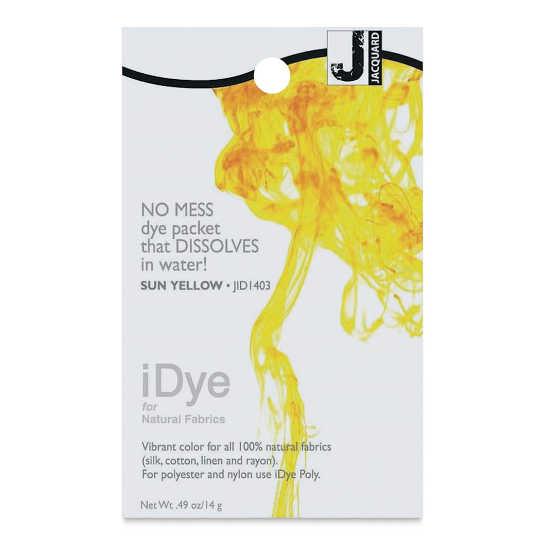 Open in modal - Jacquard iDye - Sun Yellow, Natural Fabrics, 14 g packet