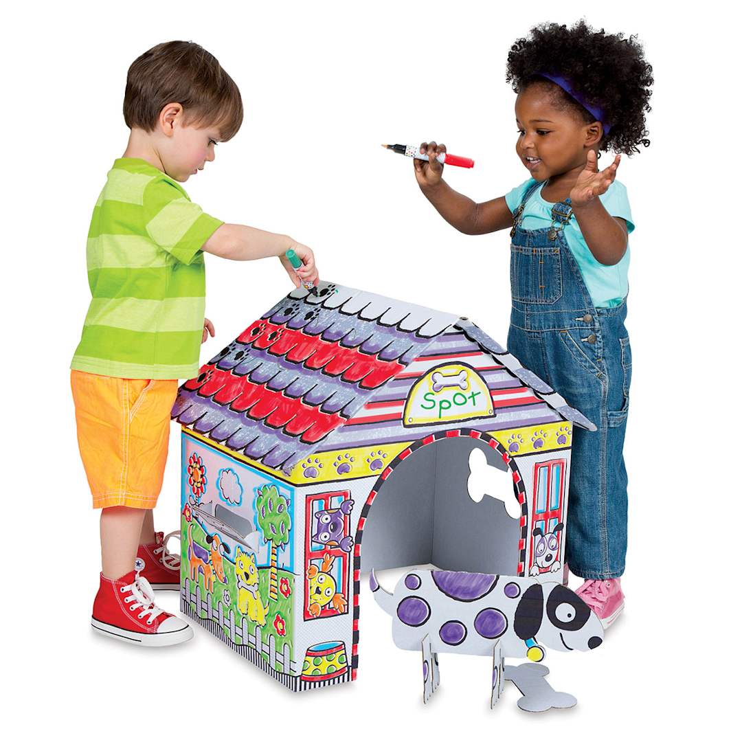 Open in modal - Color A Dog House Kit