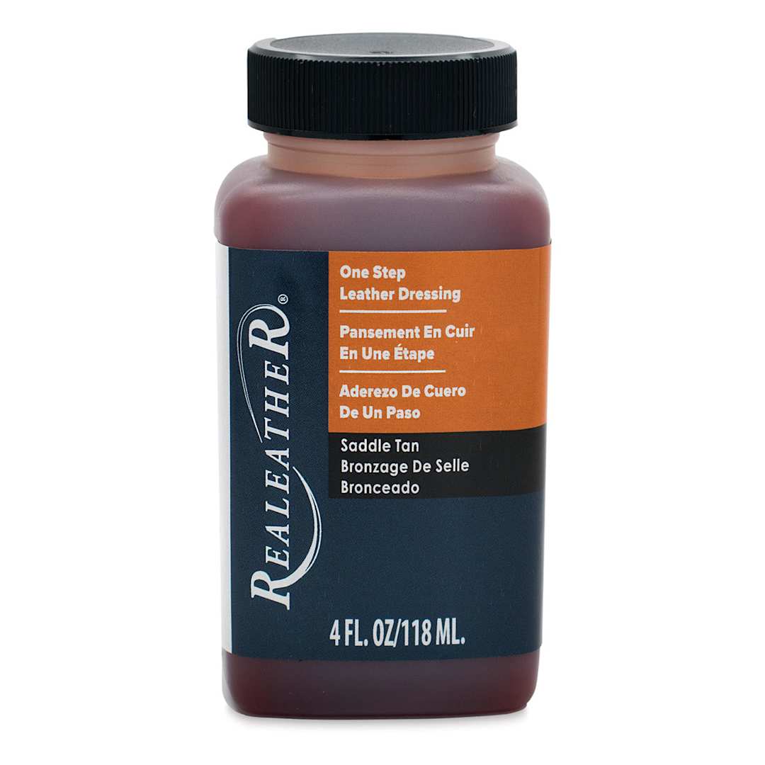 Open in modal - Realeather One Step Leather Dressing - Saddle Tan, 4oz
