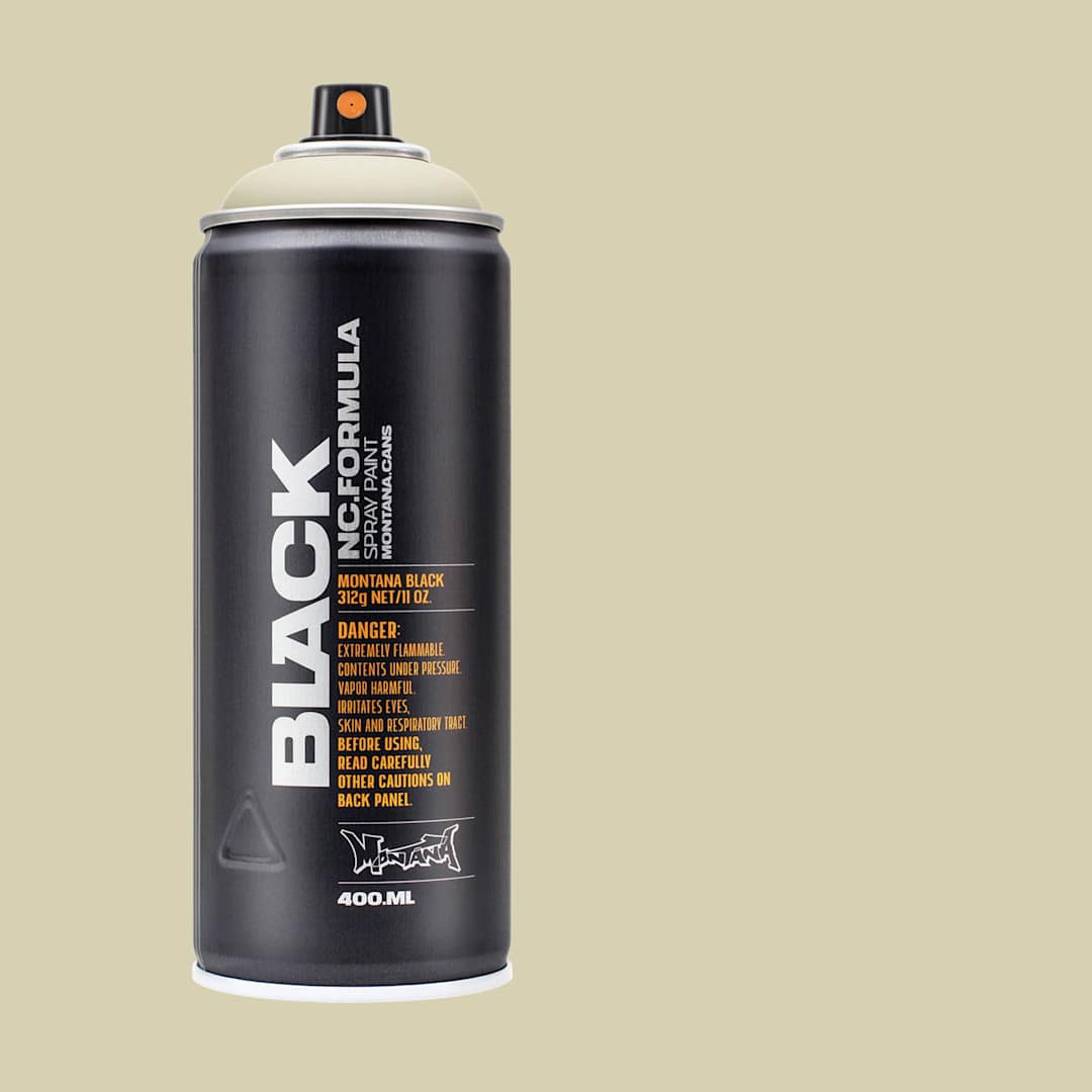Open in modal - Montana Black Spray Paint - Face, 400 ml can with swatch