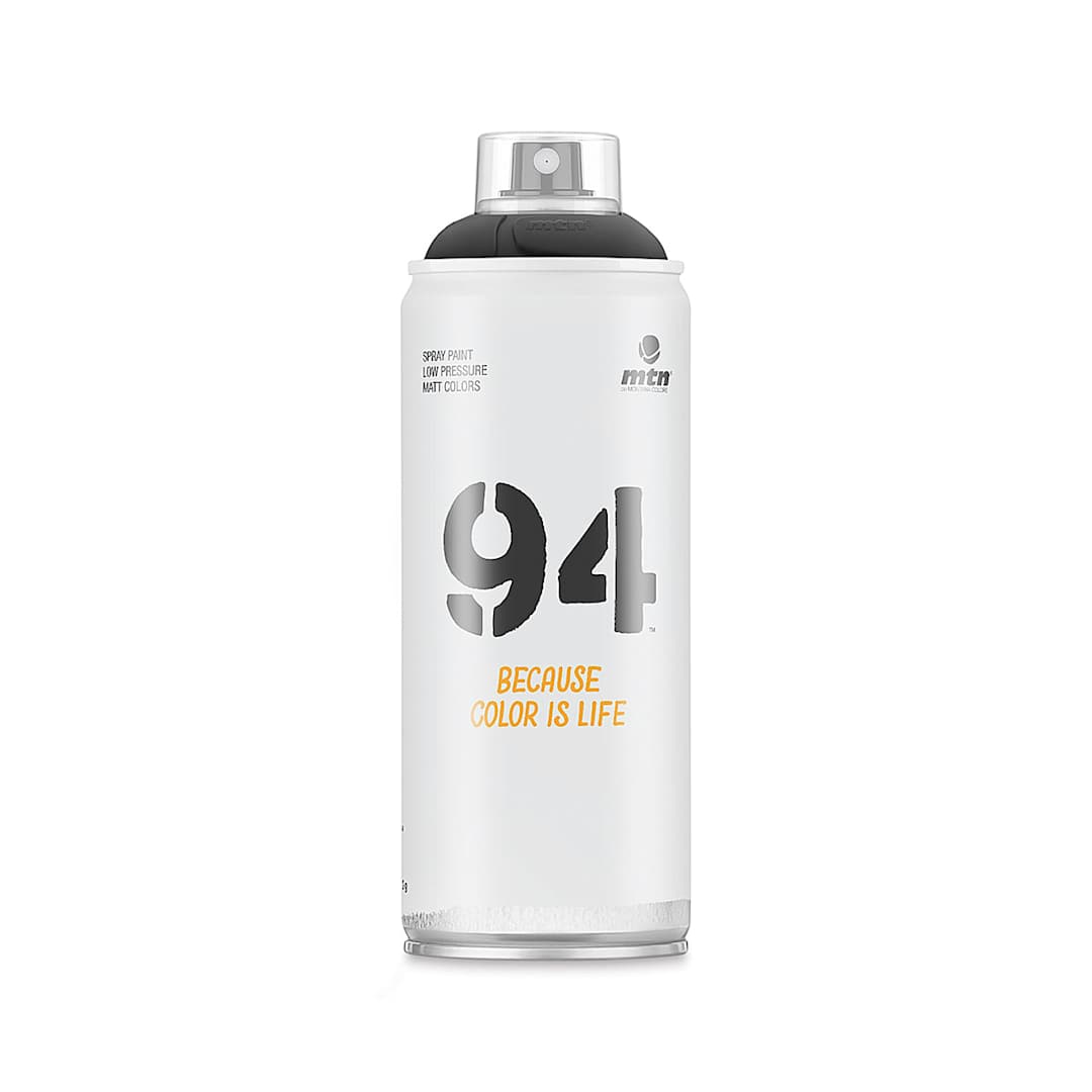 Open in modal - MTN 94 Spray Paint - Black, 400 ml can