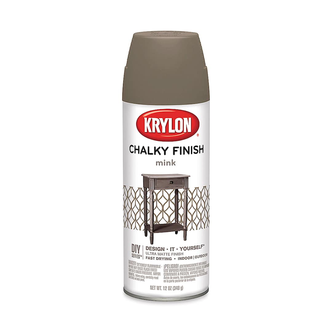 Open in modal - Krylon Chalky Finish Spray Paint - Mink