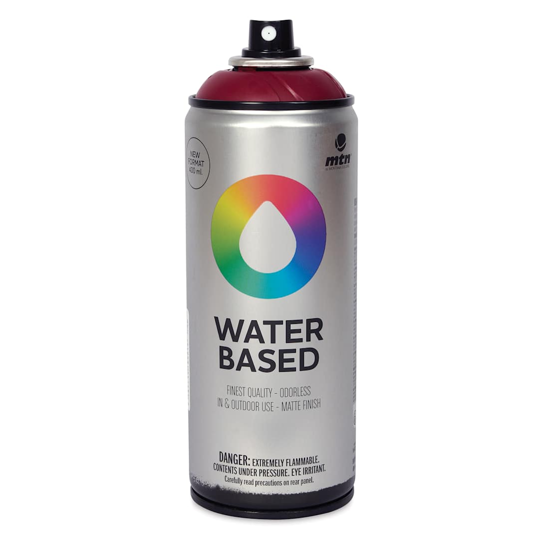 Open in modal - MTN Water Based Spray Paint - Bordeaux Red, 400 ml Can