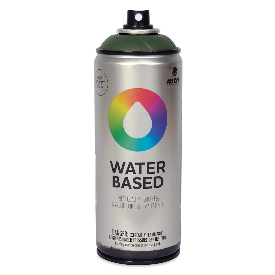 Open in modal - MTN Water Based Spray Paint - Nebraska Green, 400 ml Can